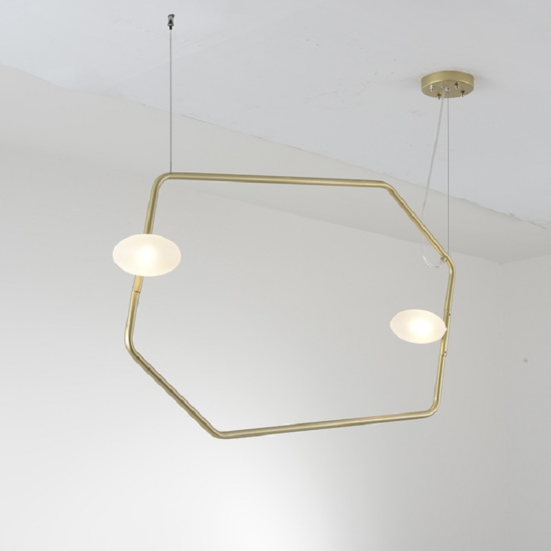 Люстра Palindrome 2 Light LED Chandelier from Rich Brilliant Willing фото 10