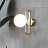 Настенный светильник со стеклянным плафоном-шаром с теплым или холодным светом VITAL WALL фото 4