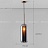 Серия подвесных светильников лофт из перфорированного металла и тонированного стекла CATCH SMOKY F фото 10