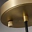 Комбинация подвесных светильников в виде стилизованных цветочных бутонов с матовыми стеклянными плафонами в корпусе из художественно окрашенного металла FLORIS 5 круглая база фото 6