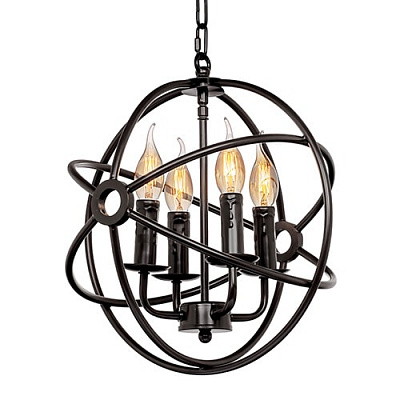 Restoration Hardware Foucault's Orb Smoke 35 см   фото 6