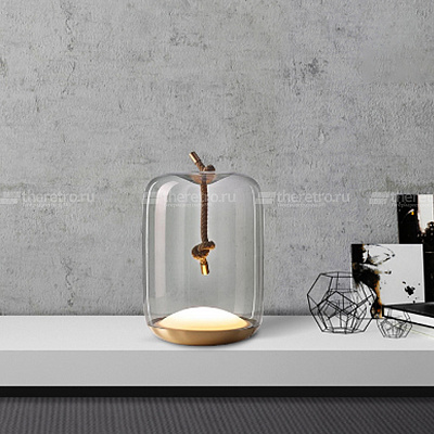 Настольный светильник BROKIS KNOT LAMP Черный фото 8