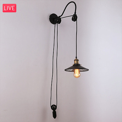 Бра Cone 20th c.Factory filament Bra Reflector фото 4