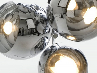 Торшер Light Tripod Stand Mirror Balls фото 4
