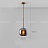 Серия подвесных светильников лофт из перфорированного металла и тонированного стекла CATCH SMOKY F фото 3