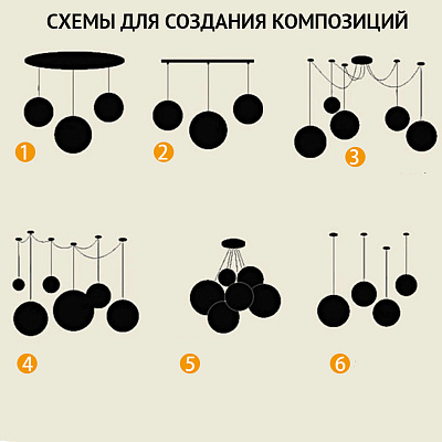 Светильник Selene Gold фото 3