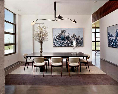 Serge Mouille 6 Arm Ceiling фото 4