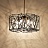 Дизайнерский подвесной светильник из металлических прутьев VINKLAR 8 плафонов  фото 2