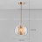 Серия подвесных светильников лофт из перфорированного металла и тонированного стекла CATCH SMOKY D фото 17