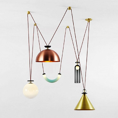 Roll & Hill Shape Up 5-Piece Chandelier V9  фото 1