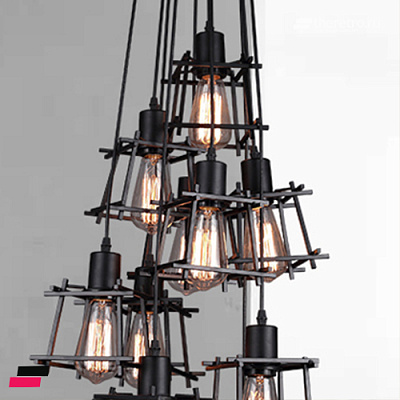 Подвесной Loft Seven light фото 12